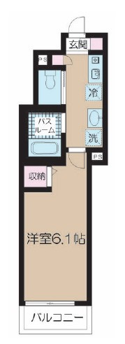 フェリーチェ阿佐ヶ谷Ⅵの間取り|間取りです。