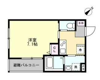 【間取り】 | ベイルーム相武台前 | 間取りです。