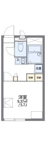 レオパレスコージィーコートの間取り