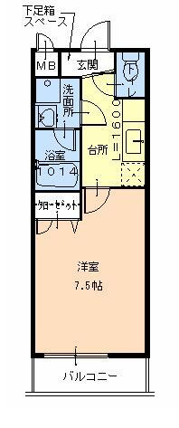 【間取り】 | フジパレスグランマルシェB棟