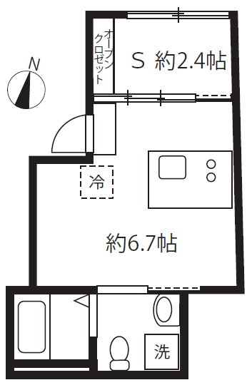 アピチェ目黒の間取り
