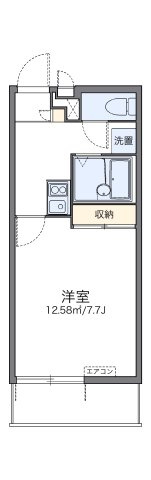 レオパレスハーディン　ドライブの間取り