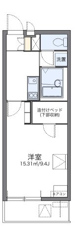レオパレスフライハイトの間取り