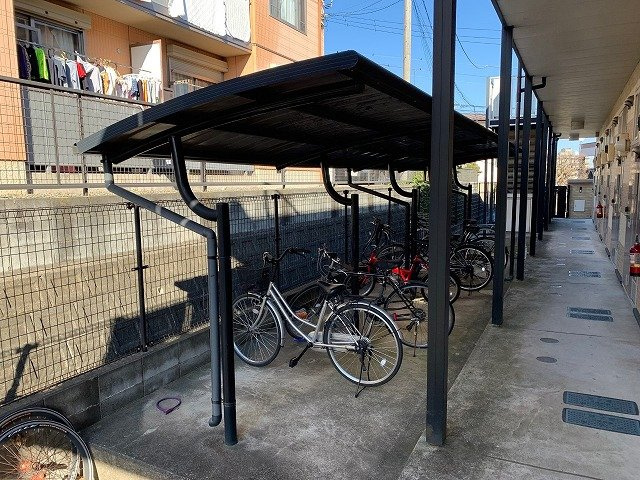 レオパレス具々田のその他|駐輪場　原付＆自転車のみ駐輪可能
