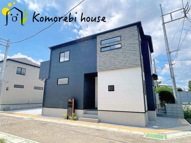 蓮田市関山3丁目　新築一戸建て　ブルーミングガーデン　01の外観|物件の外観です