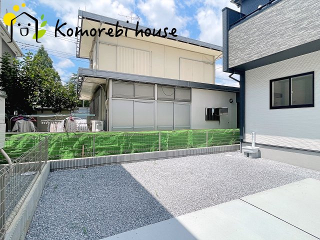 蓮田市関山3丁目　新築一戸建て　ブルーミングガーデン　01の庭|お庭も活用できます