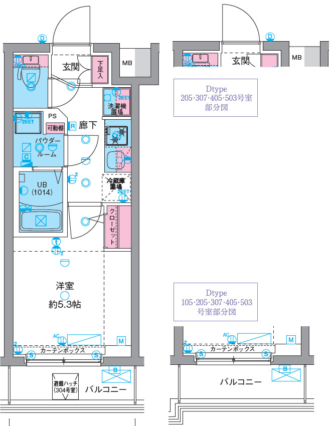 GENOVIA天王台の間取り