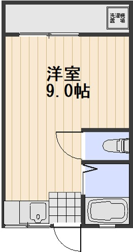 チェルシー青江の間取り|※写真は別の部屋のものです。