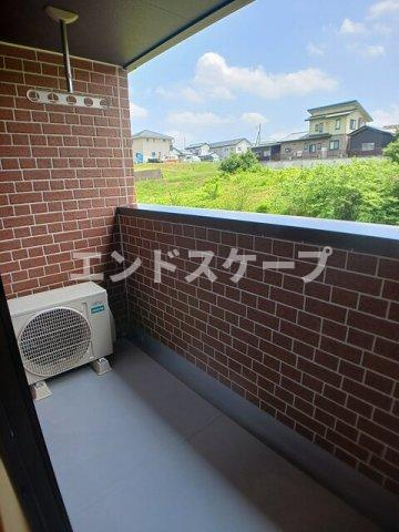アンバーベル・Ⅱのバルコニー|高崎、前橋のお部屋探しはエンドスケープまで！お客様の理想お聞かせ下さい♪