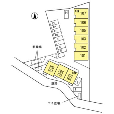 【区画図】 | ゴールドクレストA