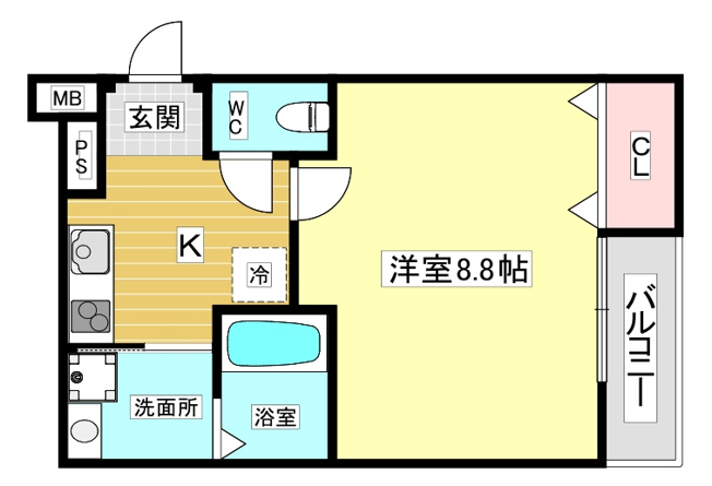 【間取り】 | フジパレス西宮段上町