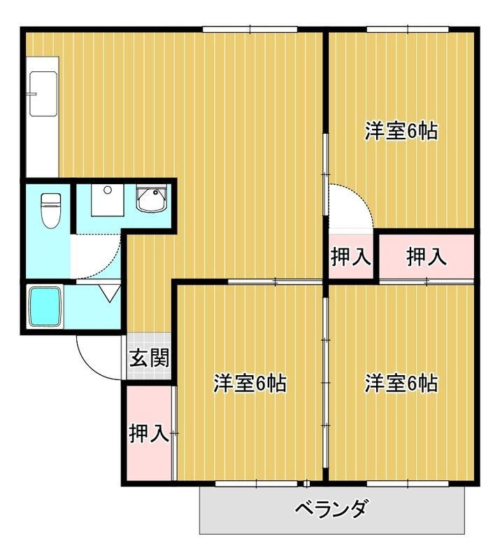 ルミエール77の間取り
