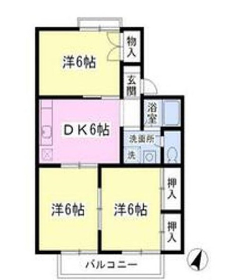 【間取り】 | グランメールＡ