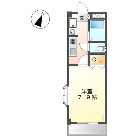 シティーランドＮ   刈谷市近郊の賃貸はクラスホーム刈谷店の間取り