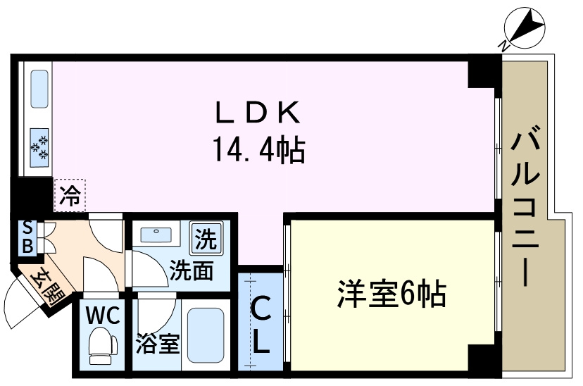 グレイスコートの間取り