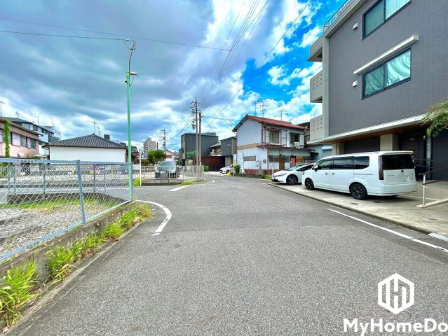北区米が瀬町の前面道路含む現地写真
