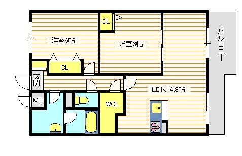 サンヴィラ24の間取り