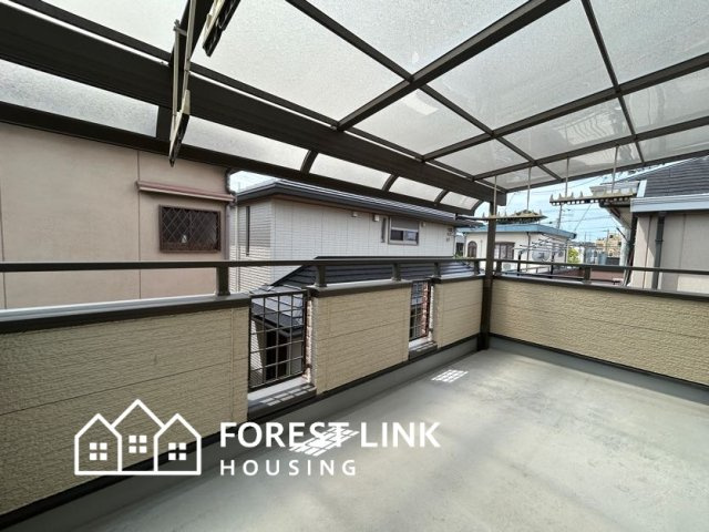 八尾市山本町北5丁目中古戸建のバルコニー