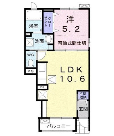 グランクレールＢの間取り