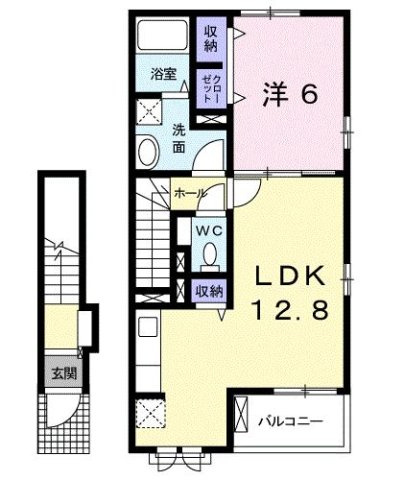レオン国立の間取り
