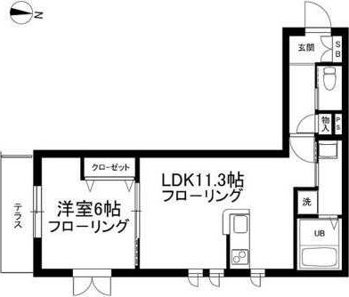 B-Flat の間取り