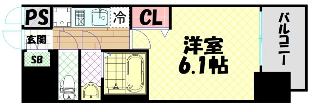 【間取り】 | プレサンス大正フレンジ