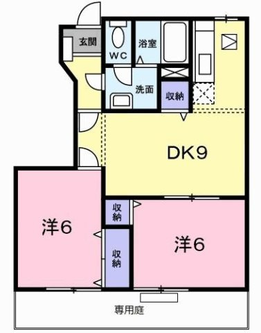 【間取り】 | ガーデンハイツ大久保Ⅱ