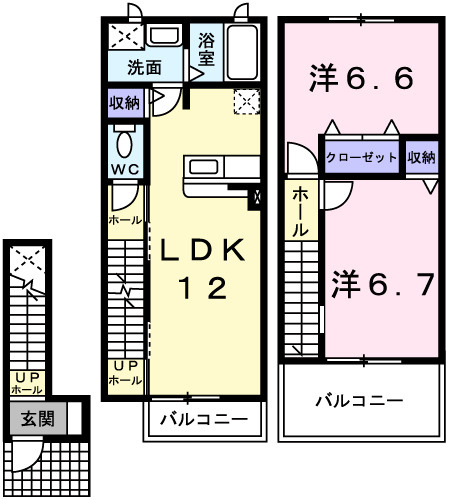 【間取り】 | メゾン　ド　リジェールＮ