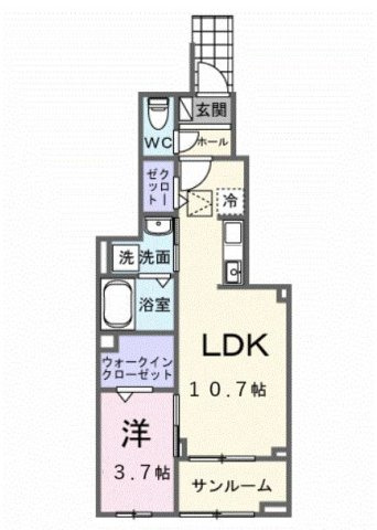 【間取り】 | グラン　イリーデ