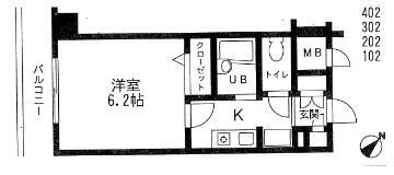 横浜市戸塚区品濃町の賃貸マンションの間取り