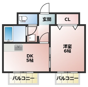 Belong香里園の間取り