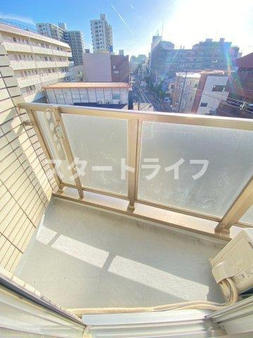 大阪市東淀川区小松４丁目の賃貸マンションのバルコニー