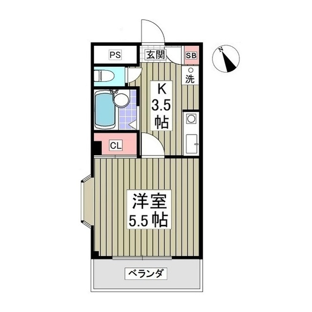 サンライズ水村の間取り