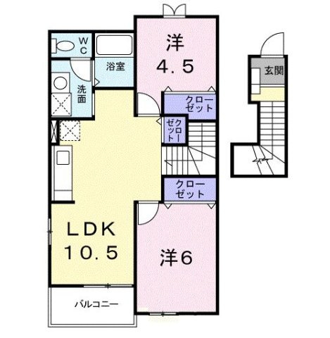 エヴァ－グリ－ンの間取り