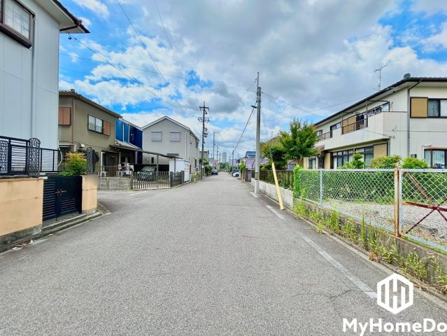 北区米が瀬町の前面道路含む現地写真