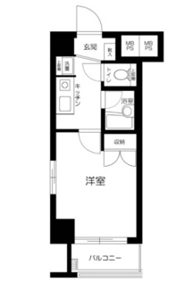 【間取り】 | メインステージ秋葉原駅前 | 間取りです。