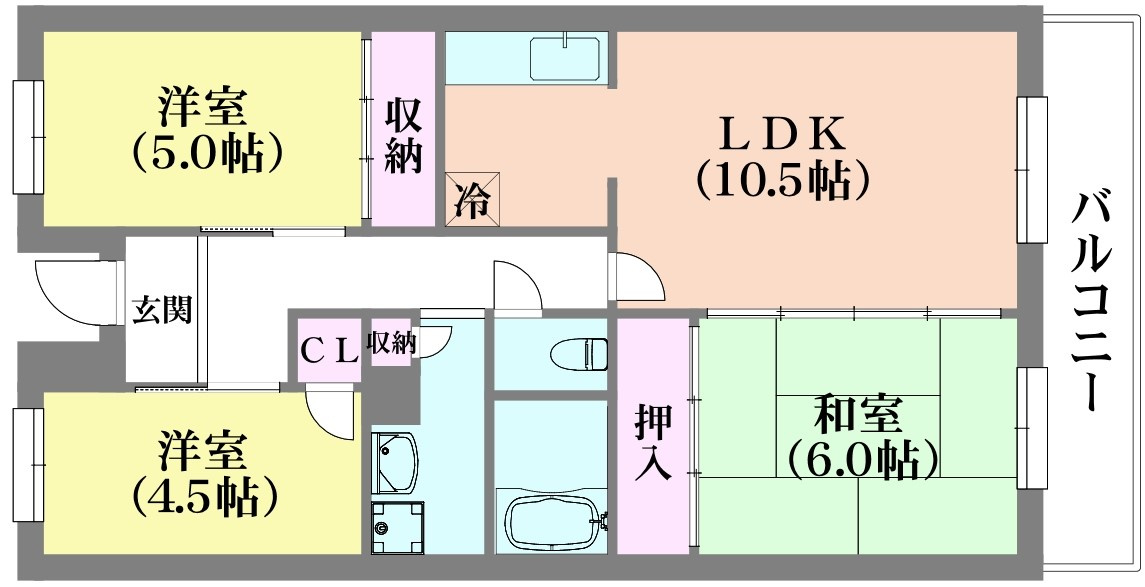 パークアベニュー南五葉の間取り