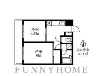 【間取り】 | メルシー下目黒