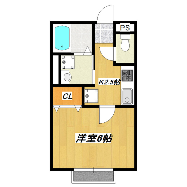 みらくるりーふの間取り|人気のバス・トイレ・洗面台独立タイプ。