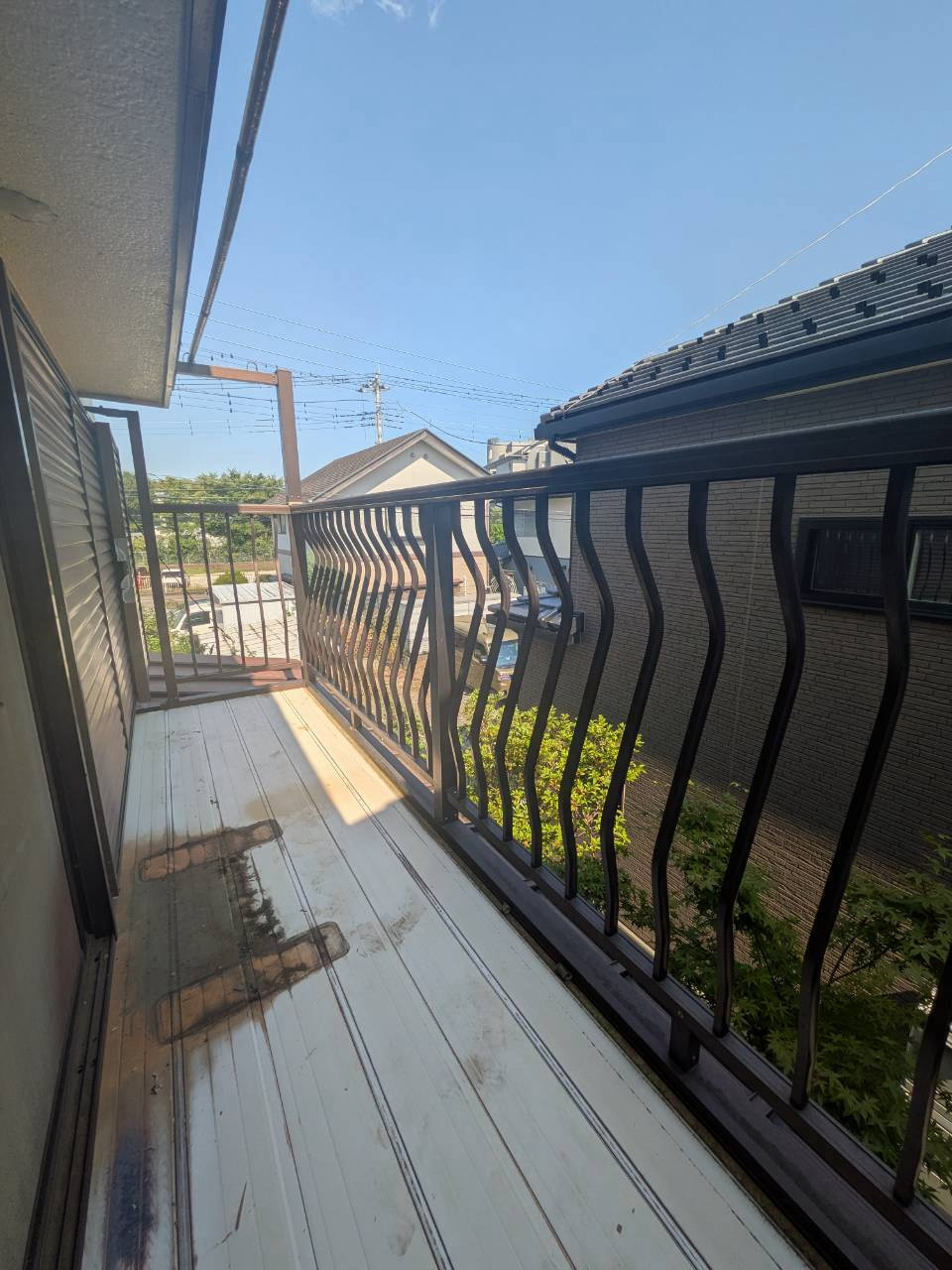 飯能市青木中古戸建のバルコニー