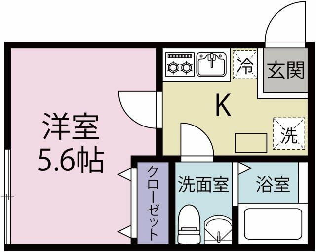 エフテラス青葉台の間取り