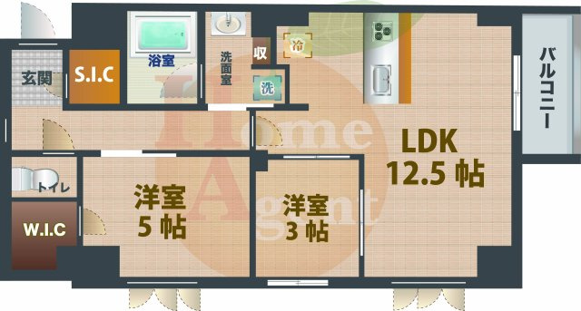 【間取り】 | エルスタンザ西荻Ｍｏｄｅｒｎｏ | 2LDKのお部屋です。