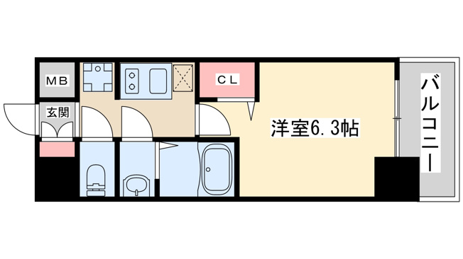 【間取り】 | プレサンス新大阪イオリア