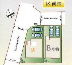 ハートフルタウン　豊田市畝部東町２期の区画図|ゆとりある区画設計で、家族全員の暮らしにフィットします。暮らしやすさを重視した区画です。
