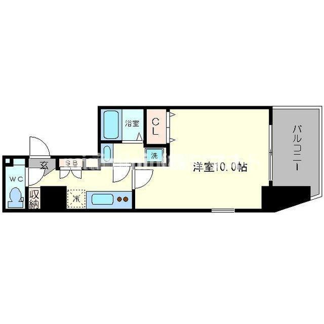 AFFLUENCE難波の間取り