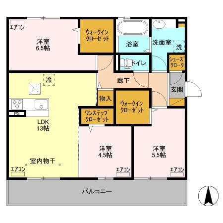 Verde B棟の間取り|間取図