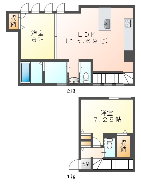 ラフィネ・フルールの間取り