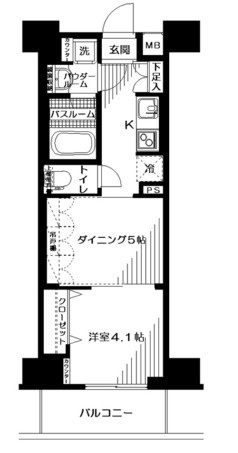 日神デュオステージ浅草三筋の間取り