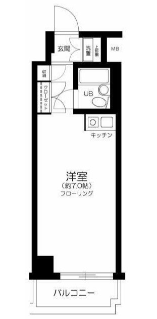 シーアイマンション浅草橋の間取り|間取りです。