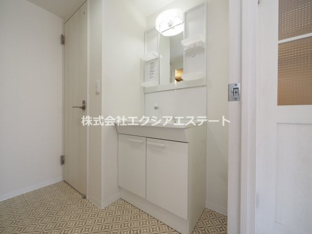 大成マンションの洗面所